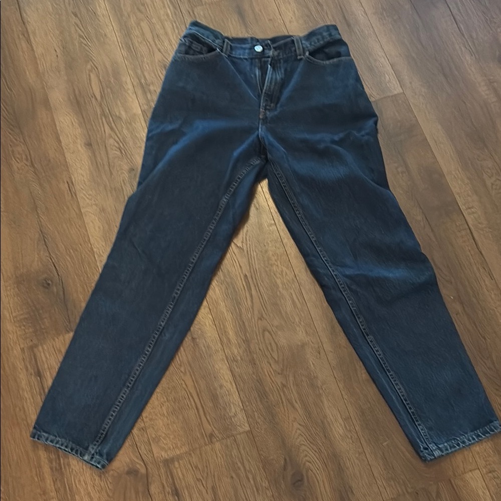 Levi's Blue High Rise Jeans Straight Leg